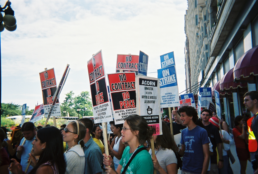 students protesting